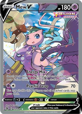Mew V (Alternate Full Art), Fusion Strike