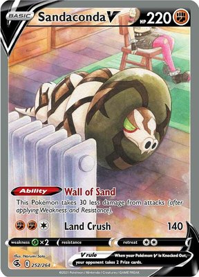 Sandaconda V (Alternate Full Art), Fusion Strike
