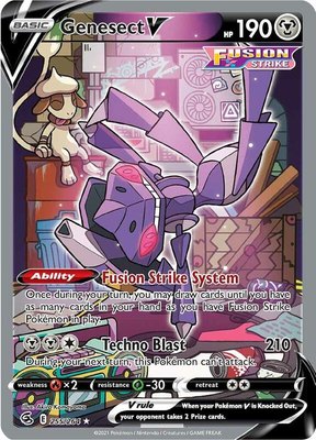 Genesect V (Alternate Full Art), Fusion Strike