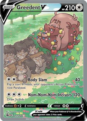 Greedent V (Alternate Full Art), Fusion Strike