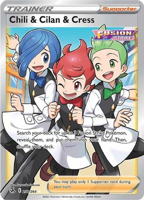 Chili & Cilan & Cress (Full Art), Fusion Strike