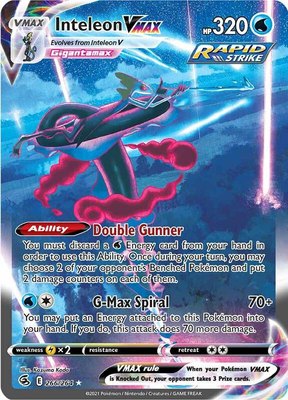 Inteleon VMAX (Alternate Art Secret), Fusion Strike