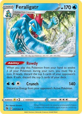 Feraligatr, Fusion Strike