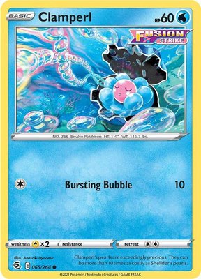 Clamperl, Fusion Strike