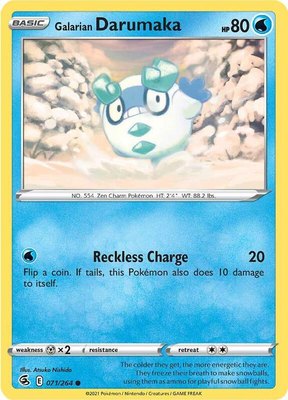 Galarian Darumaka, Fusion Strike