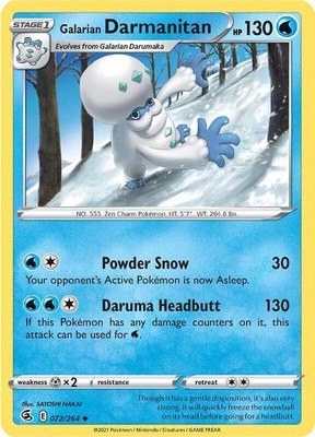 Galarian Darmanitan, Fusion Strike