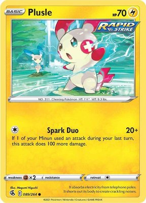 Plusle, Fusion Strike