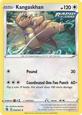 Kangaskhan, Fusion Strike