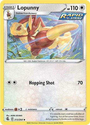 Lopunny, Fusion Strike