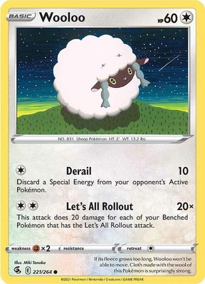 Wooloo (221), Fusion Strike