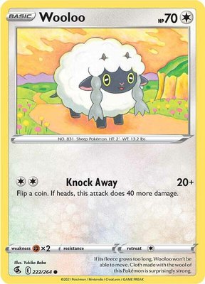 Wooloo (222), Fusion Strike