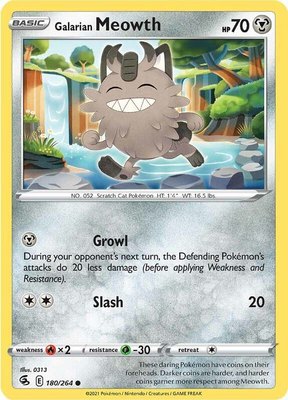Galarian Meowth, Fusion Strike
