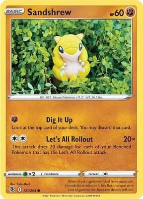 Sandshrew, Fusion Strike