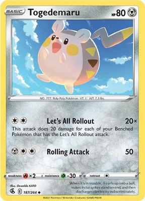 Togedemaru, Fusion Strike