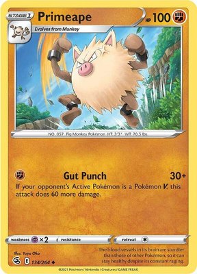 Primeape, Fusion Strike