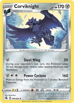 Corviknight, Fusion Strike