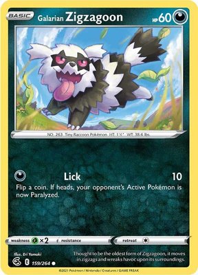 Galarian Zigzagoon, Fusion Strike