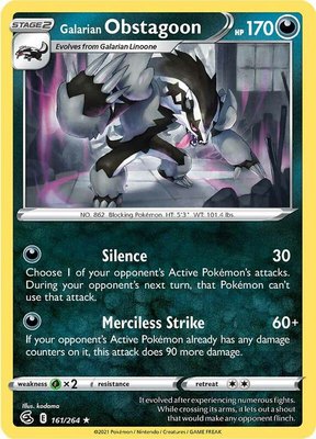 Galarian Obstagoon, Fusion Strike