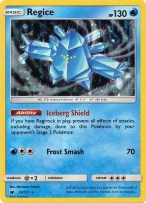 Regice (Cosmos Holo), SM Promos