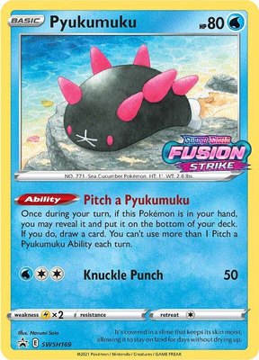 Pyukumuku (Prerelease), Sword & Shield Promo Cards