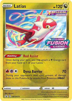 Latias (Prerelease), Sword & Shield Promo Cards