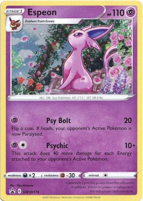 Espeon, Sword & Shield Promo Cards