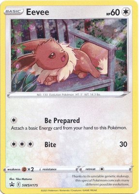 Eevee, Sword & Shield Promo Cards