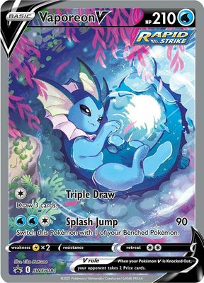 Vaporeon V, Sword & Shield Promo Cards
