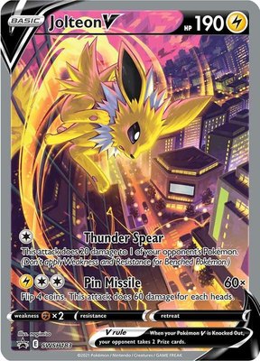 Jolteon V, Sword & Shield Promo Cards