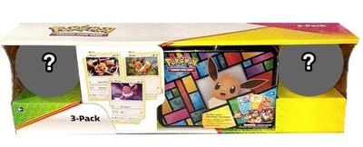Costco Pokemon Collector 3-Pack: Eevee Treasure Chest + 2 Poke Ball Tins