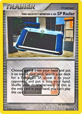 Team Galactic's Invention G-109 SP Radar (League Promo), League & Championship Cards