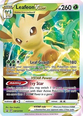 Leafeon VSTAR, Jumbo Cards
