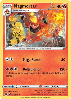 Magmortar, Brilliant Stars