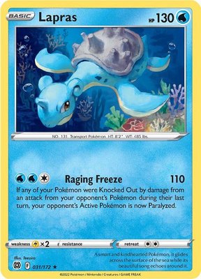 Lapras, Brilliant Stars