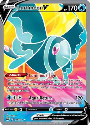 Lumineon V (Full Art), Brilliant Stars