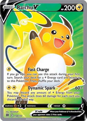Raichu V (Full Art), Brilliant Stars