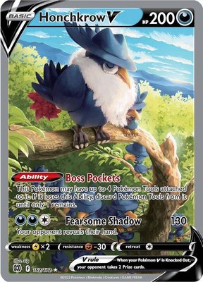 Honchkrow V (Alternate Full Art), Brilliant Stars