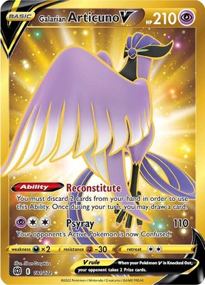 Galarian Articuno V (Secret), Brilliant Stars