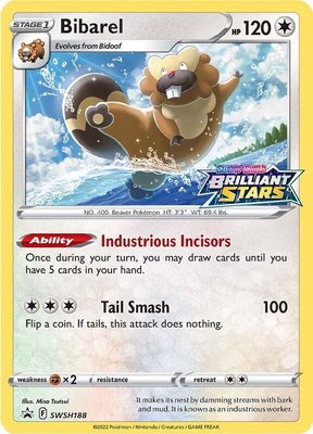 Bibarel, Sword & Shield Promo Cards