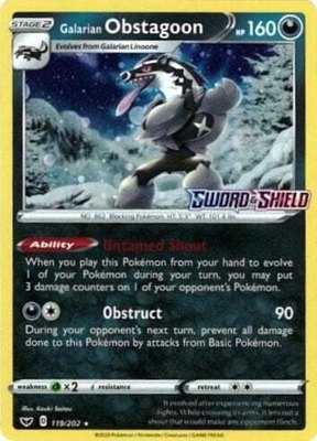Galarian Obstagoon (Cosmos Holo), Miscellaneous Cards & Products