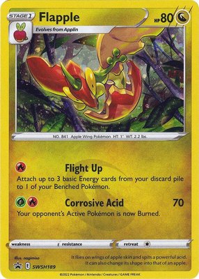 Flapple, Sword & Shield Promo Cards
