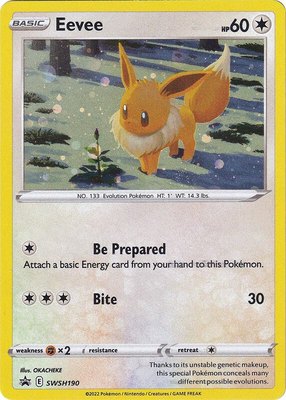 Eevee, Sword & Shield Promo Cards