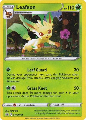 Leafeon, Sword & Shield Promo Cards
