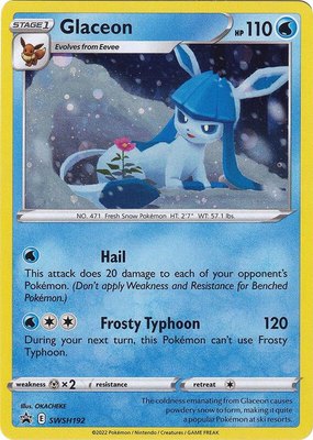 Glaceon, Sword & Shield Promo Cards