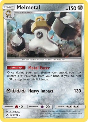 Melmetal (Cosmos Holo), Blister Exclusives