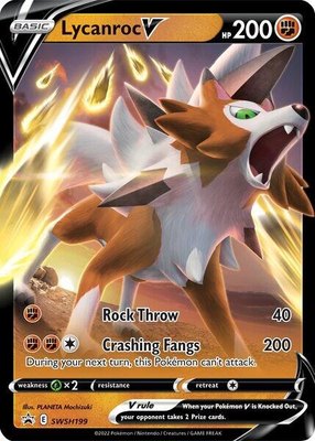 Lycanroc V, Sword & Shield Promo Cards