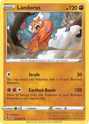 Landorus (Cosmos Holo), Blister Exclusives