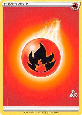 Fire Energy (#2 Cinderace Stamped), Battle Academy 2022