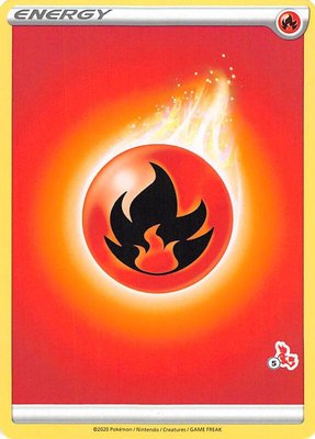 Fire Energy (#5 Cinderace Stamped), Battle Academy 2022