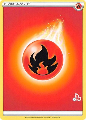 Fire Energy (#6 Cinderace Stamped), Battle Academy 2022